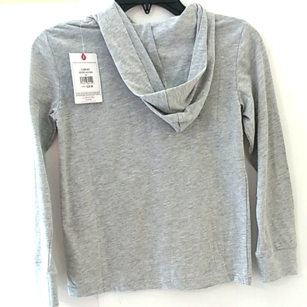 CHAMPION GRAY LONG SLEEVE HOODIE - Boys - Size Small -NWT